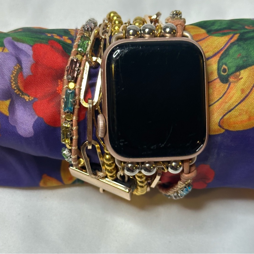 NWOT Victoria Emerson Chain Wrap Beaded Watch Band
